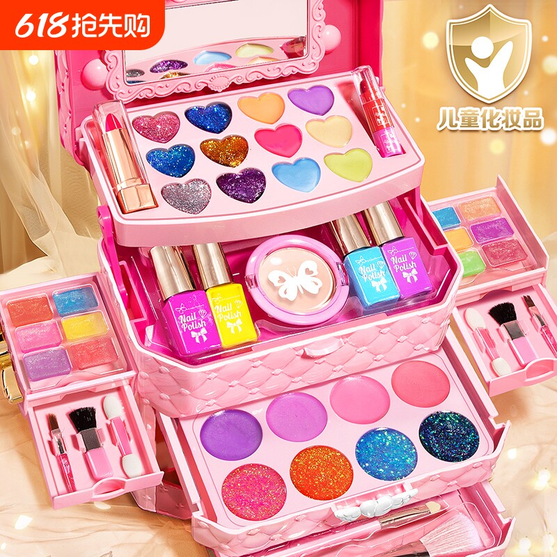 儿童无毒彩妆套装礼盒化妆品小女孩子的玩具公主正品全套女童宝宝