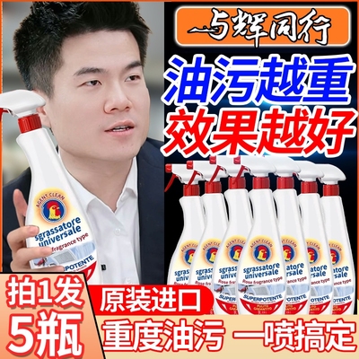 官方旗舰店大公鸡头油污清洁剂厨房强力去重油污净清洗抽烟机正品