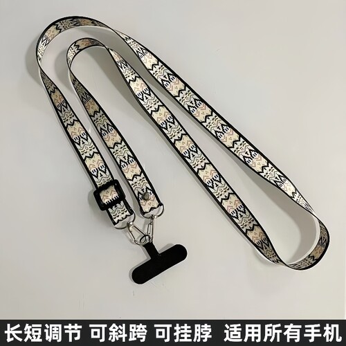手机挂绳斜挎可背挂脖链绳超好看女高端防盗可调节手机链垫片手机壳挂绳挂链新款防丢带子斜背高级背带手机绳