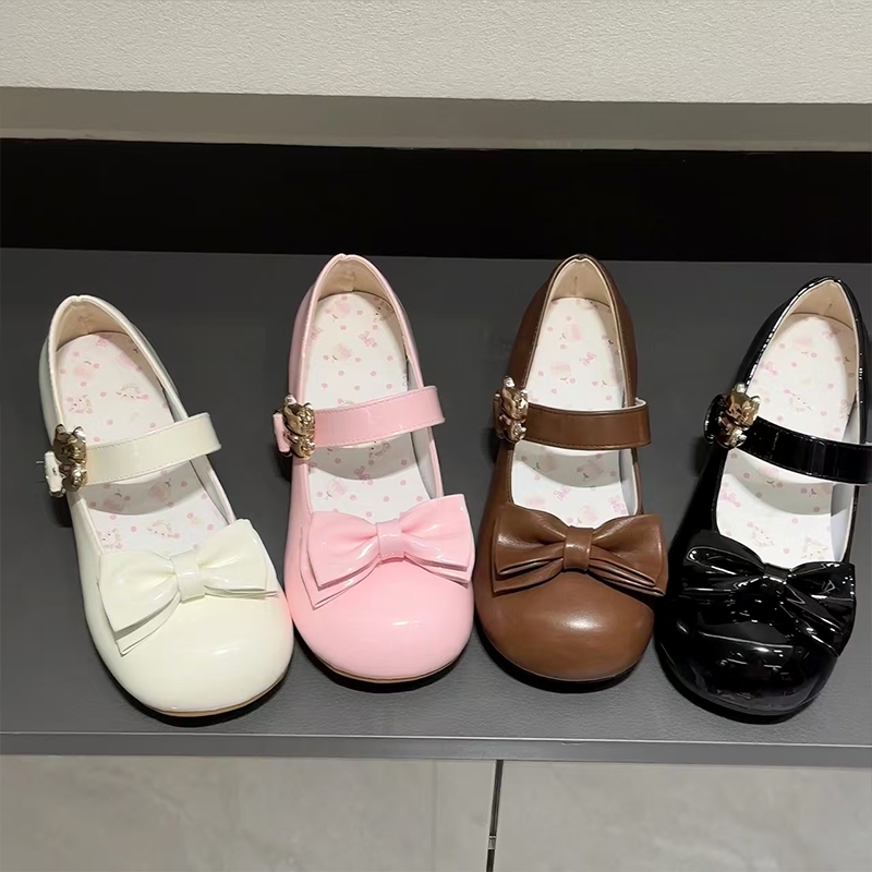 【小猫咪】果酱星球lovely原创Lolita甜美可爱lo鞋圆头百搭小皮鞋