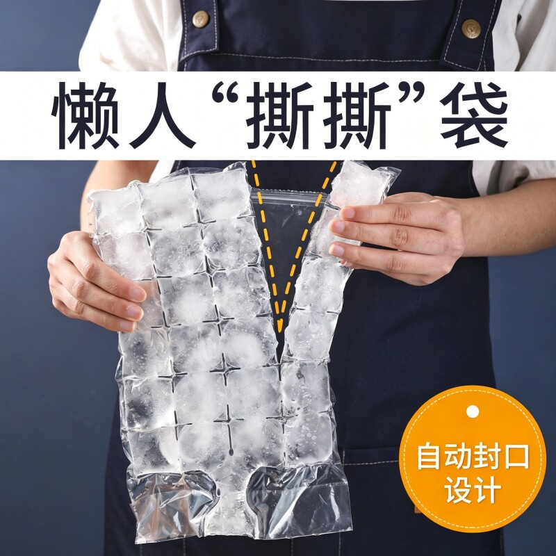 一次性冰袋家用食品级制冰袋冰箱冰块袋冰格袋子透明冰块模具