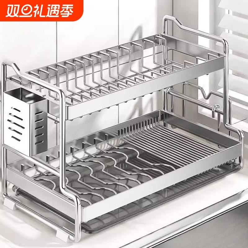 不锈钢沥水碗架|超3000次加购
