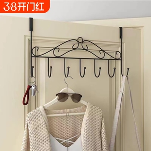 北欧风门后挂钩免打孔无痕挂衣架卧室门背后置物衣帽架卫生间挂架
