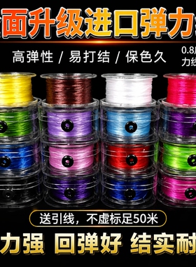 进口穿珠子耐磨手串绳弹力线绳高端手链弹力线串珠线文玩珍珠线绳