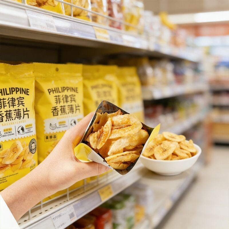 香蕉脆片非油炸原味纯香焦卷水果干散装批发休闲零食健康好吃原切
