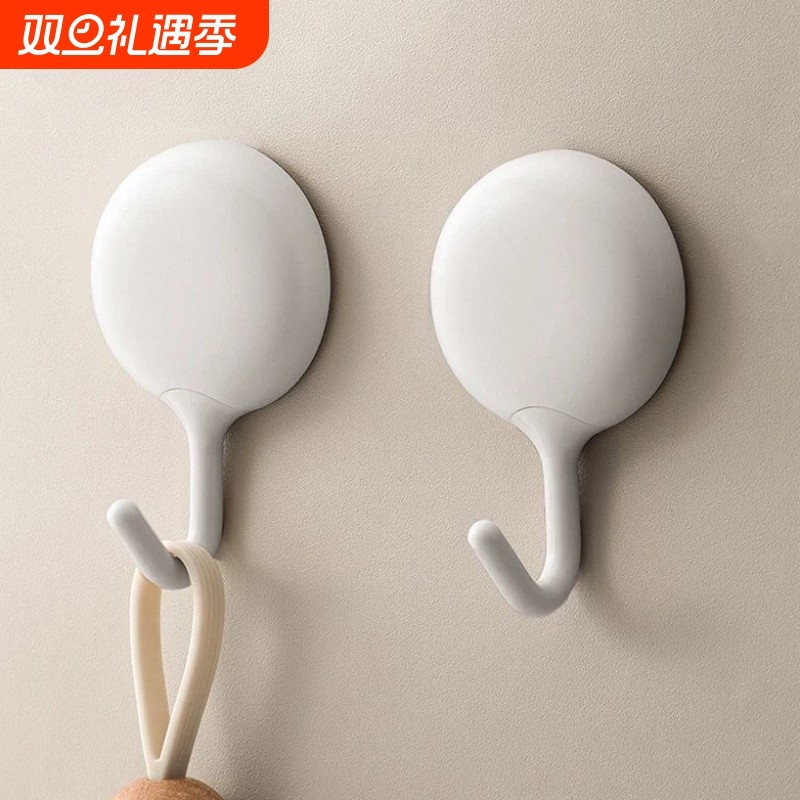 挂钩强力粘胶免打孔厨房浴室门后墙上承重粘钩贴钩宿舍粘贴挂衣钩