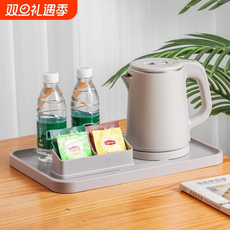 烧水壶酒店专用304食品级开水壶高档电热水壶小型0.8电水壶不锈