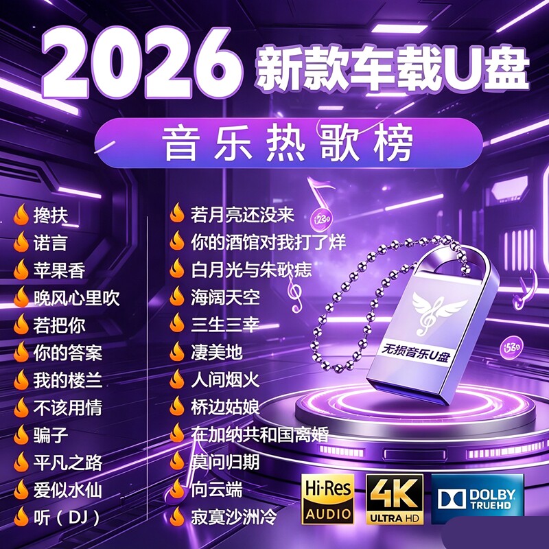 汽车载U盘音乐708090经典怀旧歌曲国语粤语老歌高品质USB音乐优盘 - 实物图