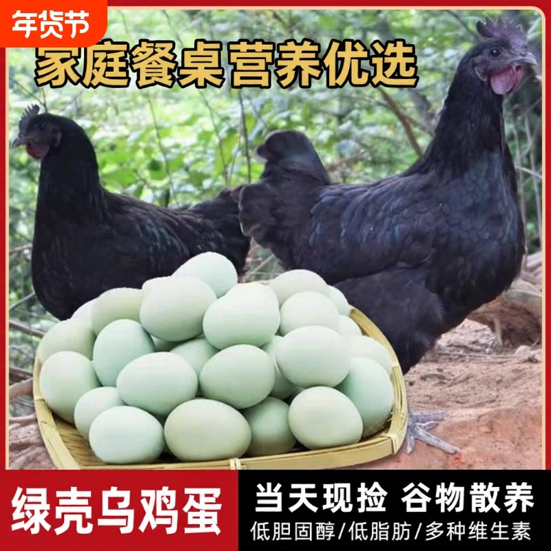乌鸡蛋正宗农家散养20枚大别山虫草笨鸡蛋跑山鸡蛋绿壳土鸡蛋新鲜,水产肉类/新鲜蔬果/熟食,鸡蛋,淘宝优惠券,粉丝福利购,淘宝优惠卷