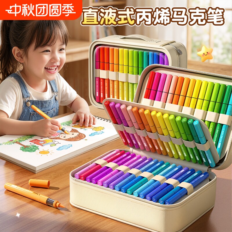 【老师推荐】直液式丙烯马克笔图片