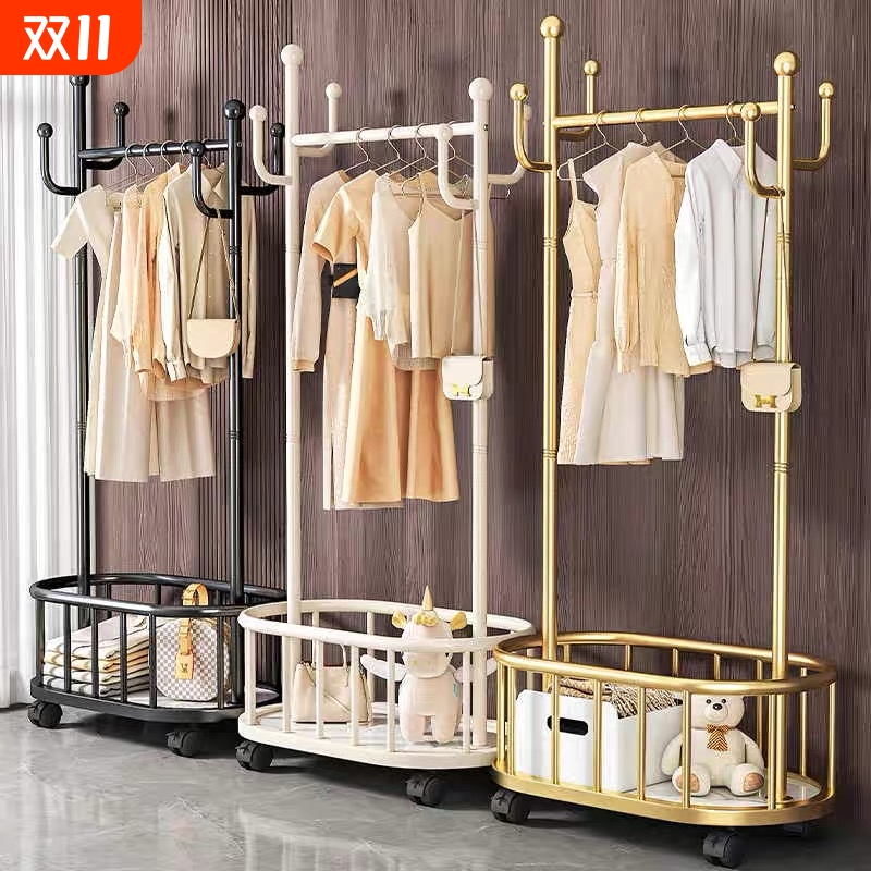 衣架晾衣架落地卧室内挂衣架家用阳台轻奢宿舍房间简易置物衣帽架