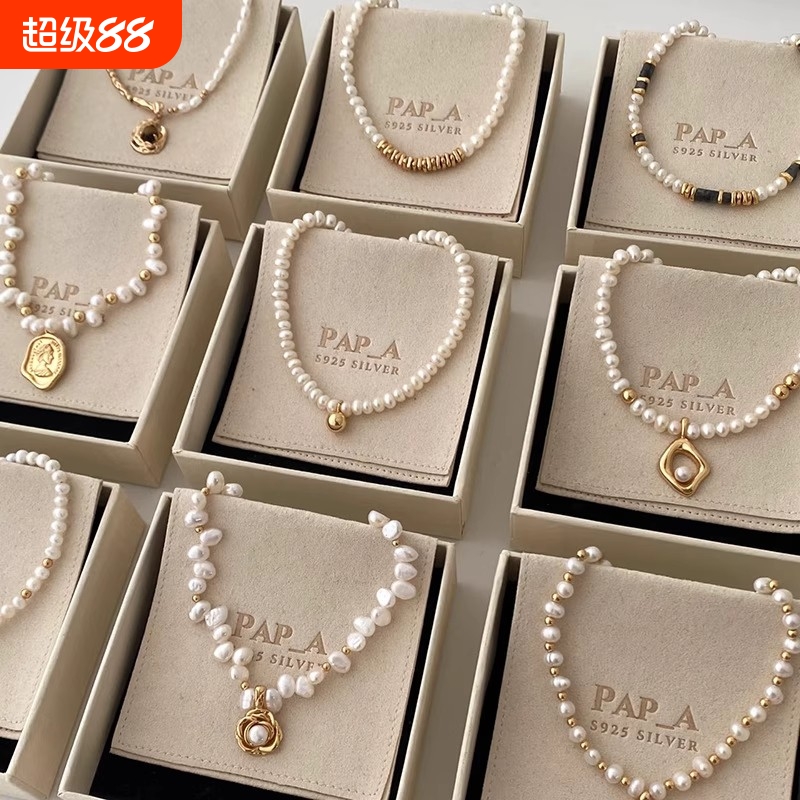 施家珍珠项链女小众轻奢设计