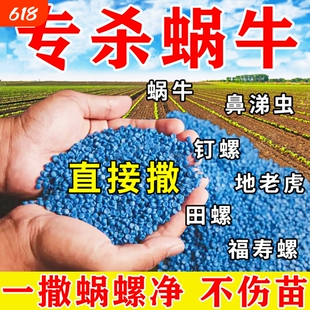 菜地杀蜗牛专用药四聚乙醛除钉螺福寿螺鼻涕虫软体虫菜地杀虫颗粒
