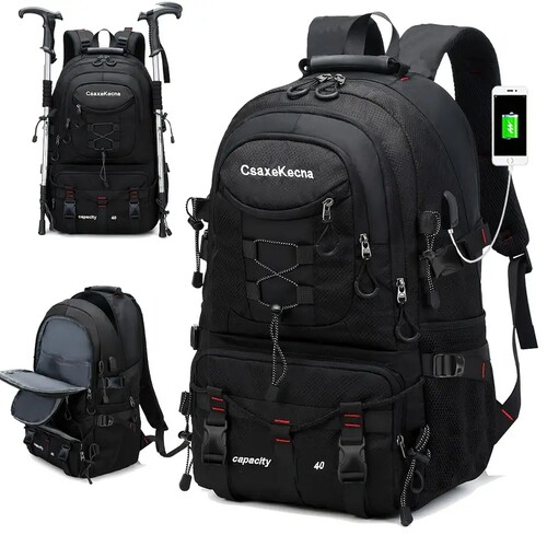 陌致户外多功能登山背包40L