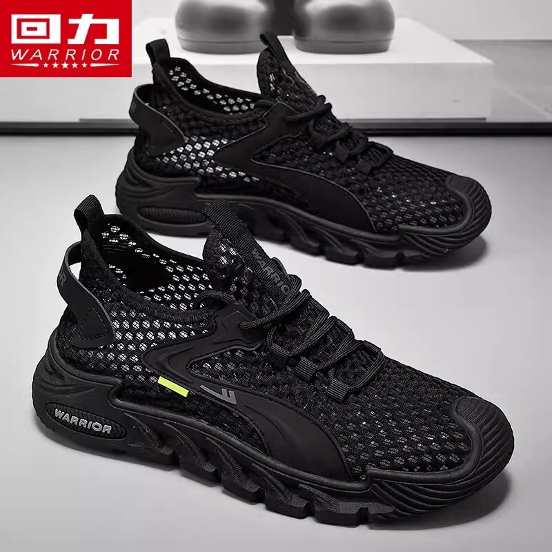 回力男鞋网鞋男士2026新款夏季大网眼镂空网面防臭软底休闲运动鞋