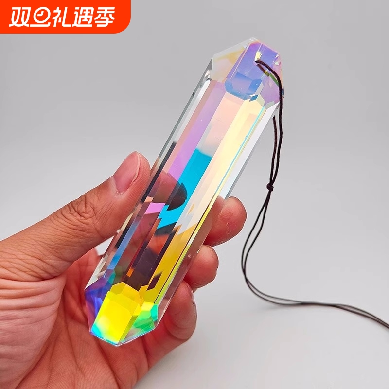 太阳捕手挂件窗户风铃水晶棱镜光影阳光卧室装饰彩虹挂饰空中吊饰