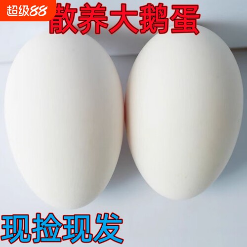 新鲜散装鹅蛋6头|超2000次加购
