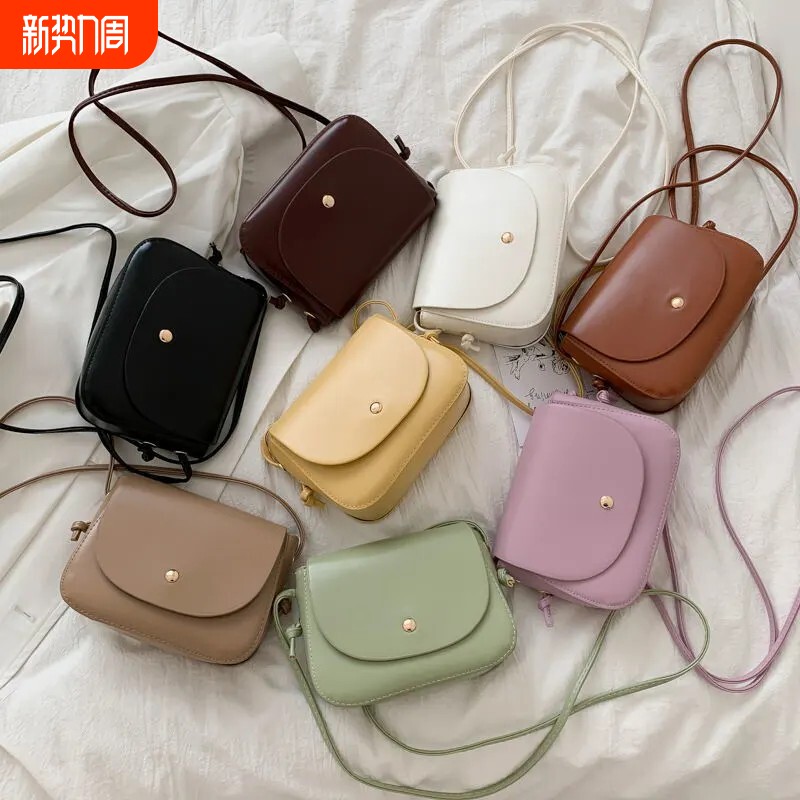 真皮女包小包包女2026新款清新韩版小方包单肩斜挎包百搭ins超