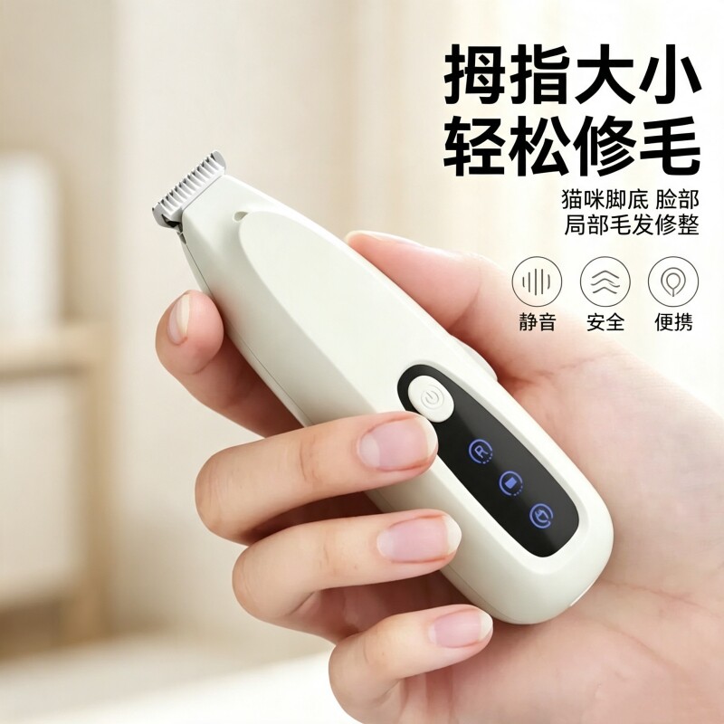 拇指宠物剃毛器猫咪剃脚毛器图片
