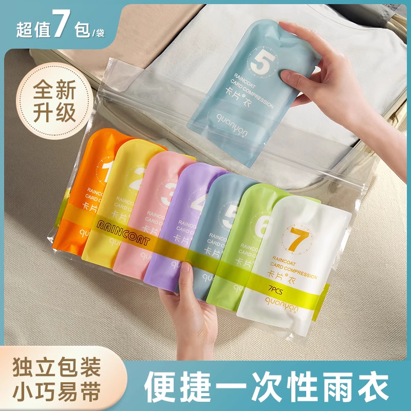 加大特厚雨衣卡片|超1000次加购