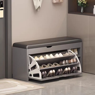 实木鞋架多层家用门口爆款小窄换鞋凳简易防尘鞋柜收纳玄关鞋子