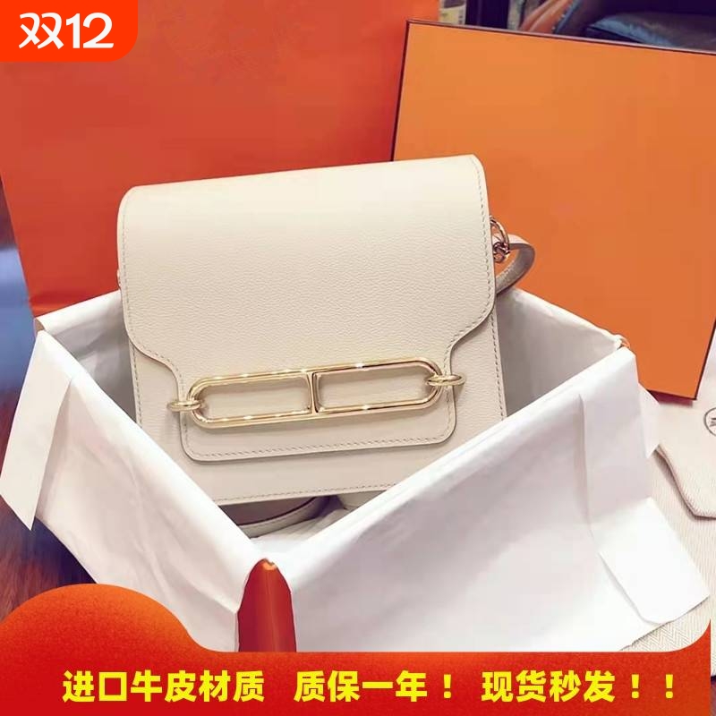 爱马女仕猪鼻子包包真皮豆腐包康康空姐包小方包新款单肩斜挎小包