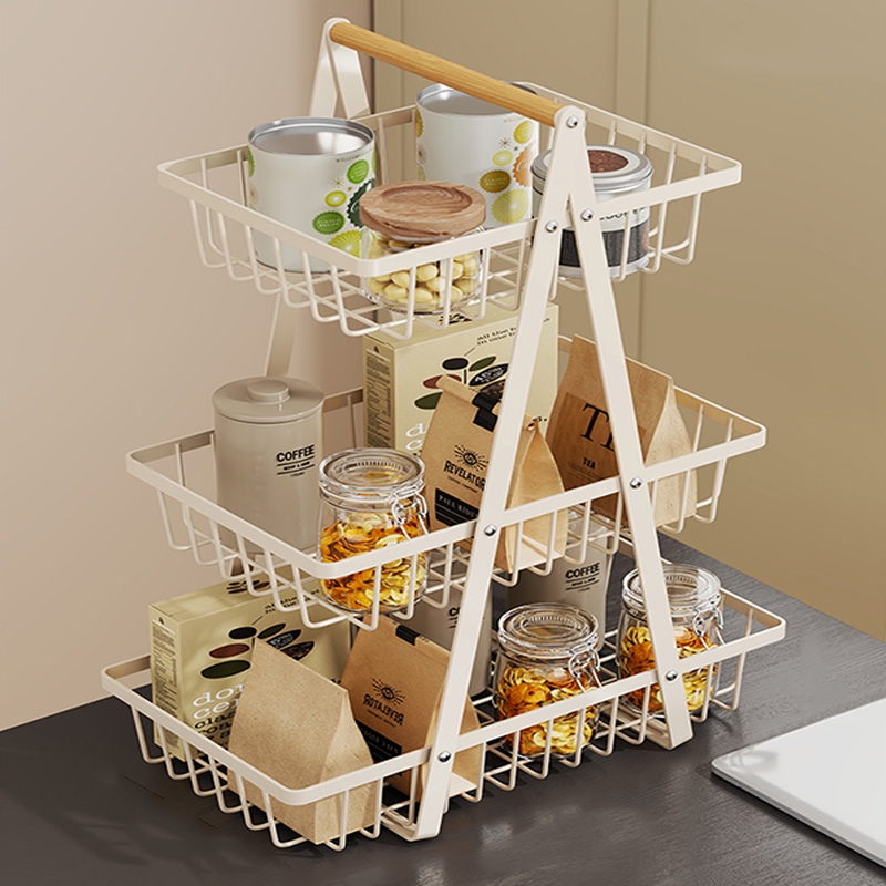 零食收纳盒杂物筐神器桌面置物架