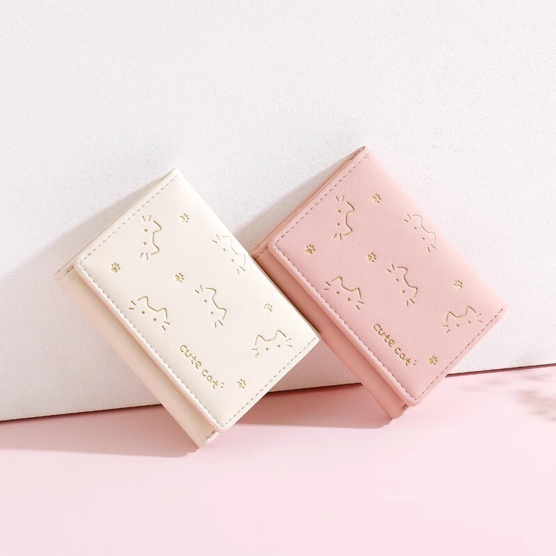 ins短款小钱包女款可爱儿童零钱包女生钱夹学生卡包证件收纳一体