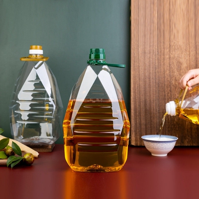 用2.5L5升10斤装加厚食品级PET塑料酒瓶食用油壶花生油桶茶油密封