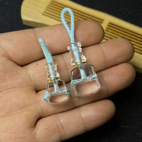 天然净体白水晶方糖分体三通佛头配饰珠串diy配件珠子