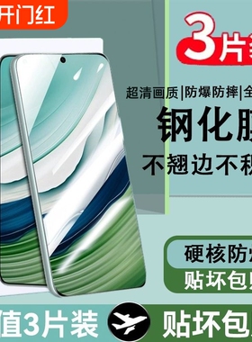 适用华为mate60钢化膜Pura70手机膜mte50全屏p40p50e防窥12nova11活力版8se9nove7无尘仓畅享70plus防摔贴膜
