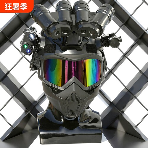 三角洲行动威龙头盔炫酷武装cs