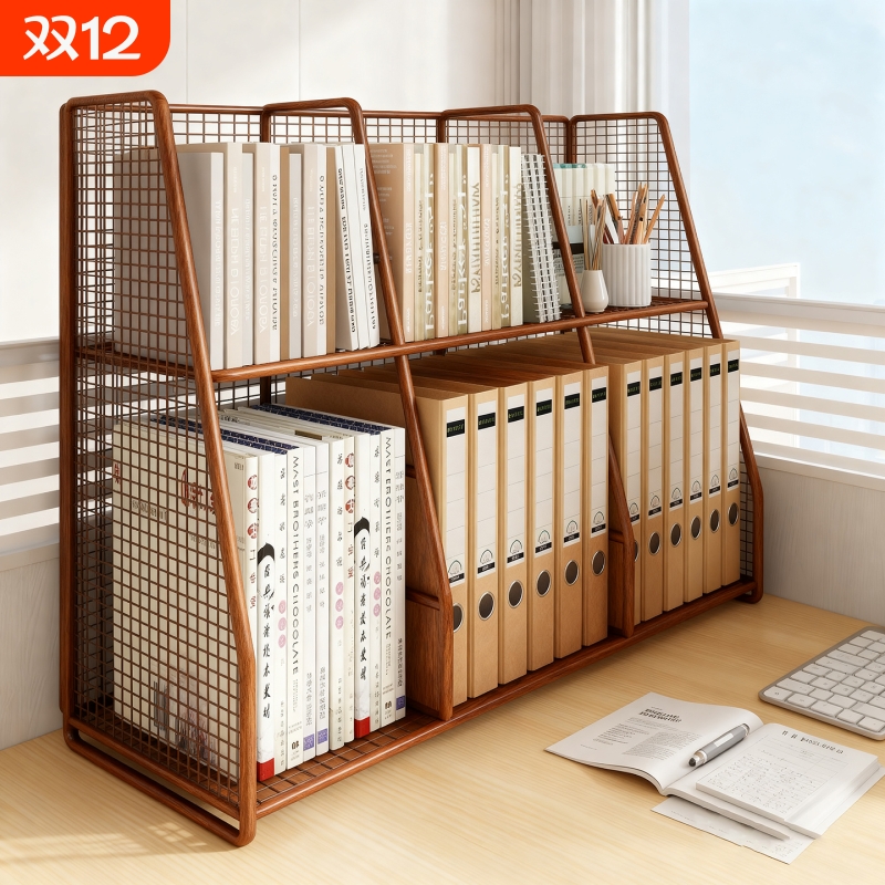 桌面书立架书本收纳架多层简约