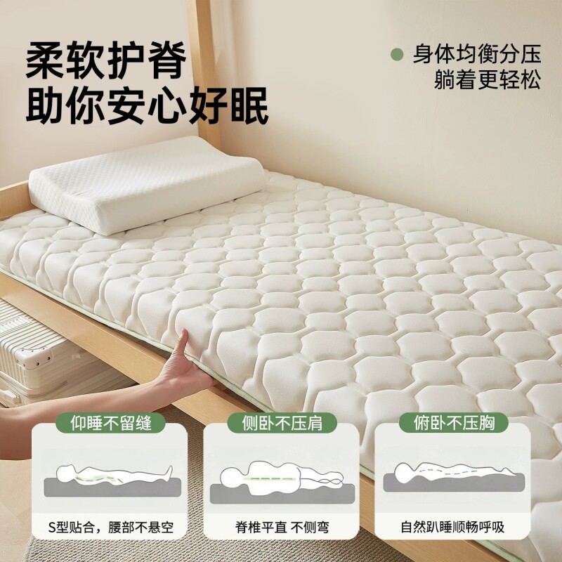 记忆棉乳胶床垫软垫家用卧室榻榻米学生宿舍单人床褥垫子租房专用