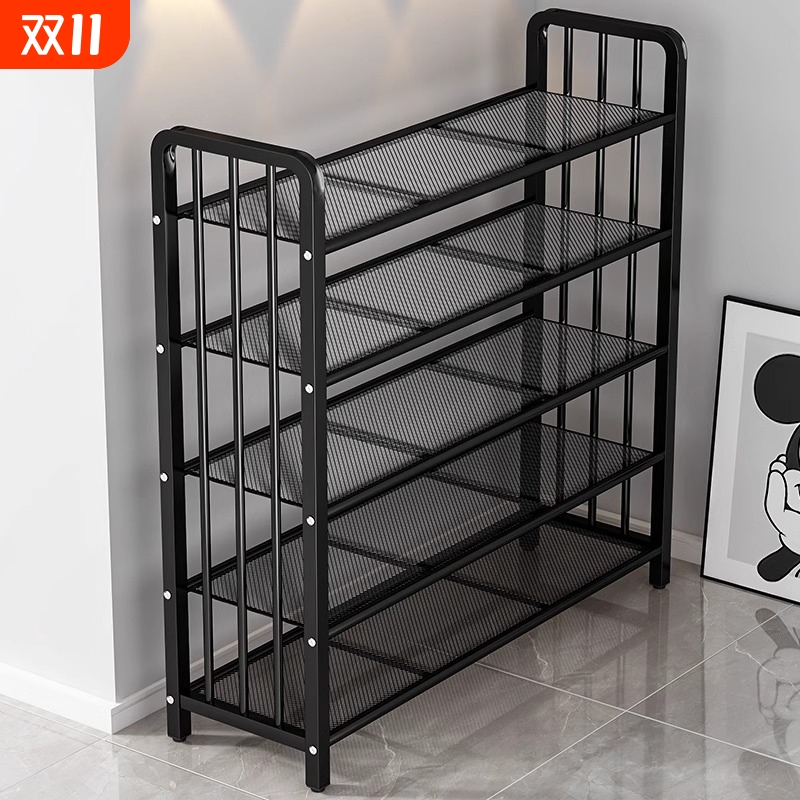 鞋架多层家用门口鞋架子入户室内简易鞋柜铁艺金属收纳神器省空间