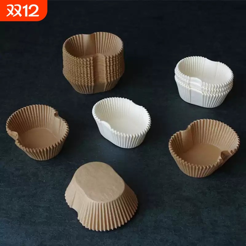 磅蛋糕纸托防油油纸杯椭圆形烘焙魔堡10cm底防油纸托船型36连枣糕