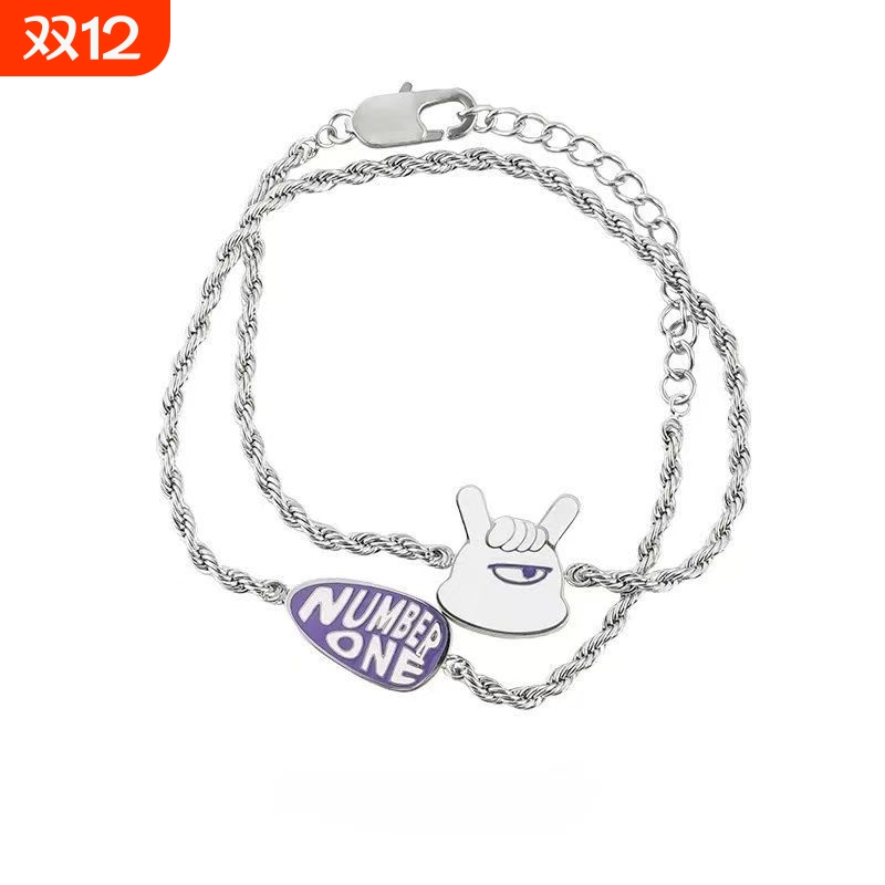 《名侦探学院6》周边南波万南波小兔手链choker两戴中性项链首饰