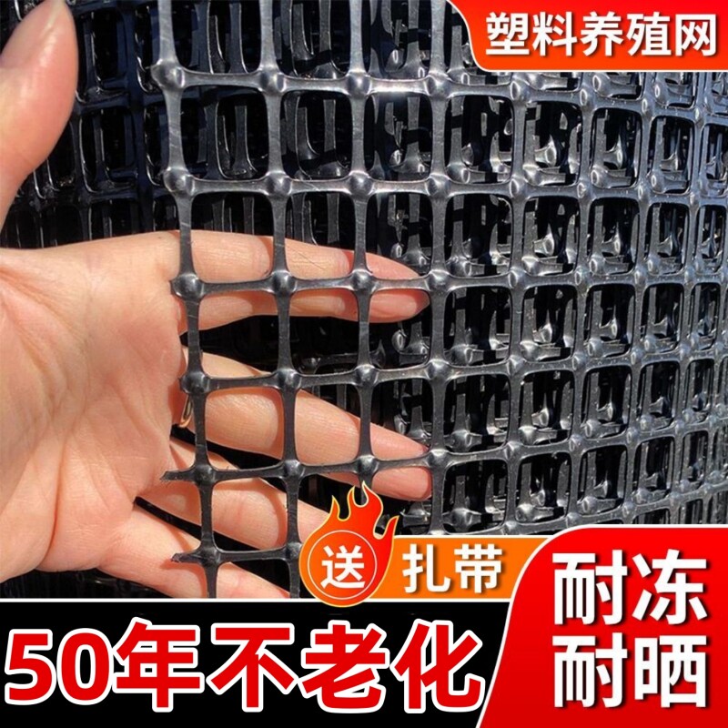 塑料围栏网养殖网圈山圈地圈果菜园格栅网格网塑胶栏土工格栅玉米