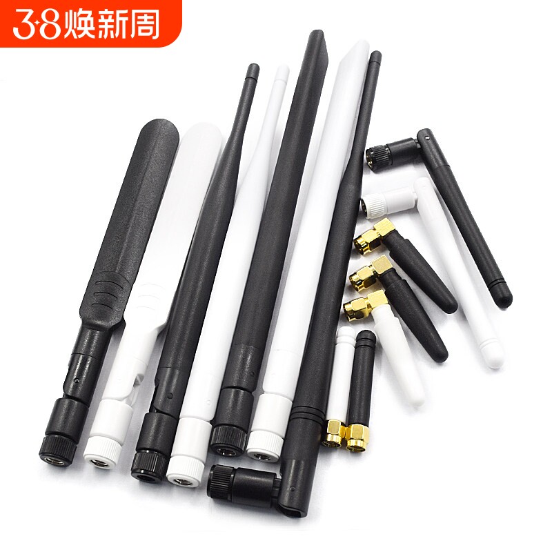 SMA公转母RG174超柔软线路由器WIFI信号延长线天线转接线内螺内针