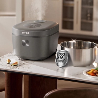 苏泊尔电饭煲家用0涂层电饭锅无涂层3到4人316内胆官方旗舰正品