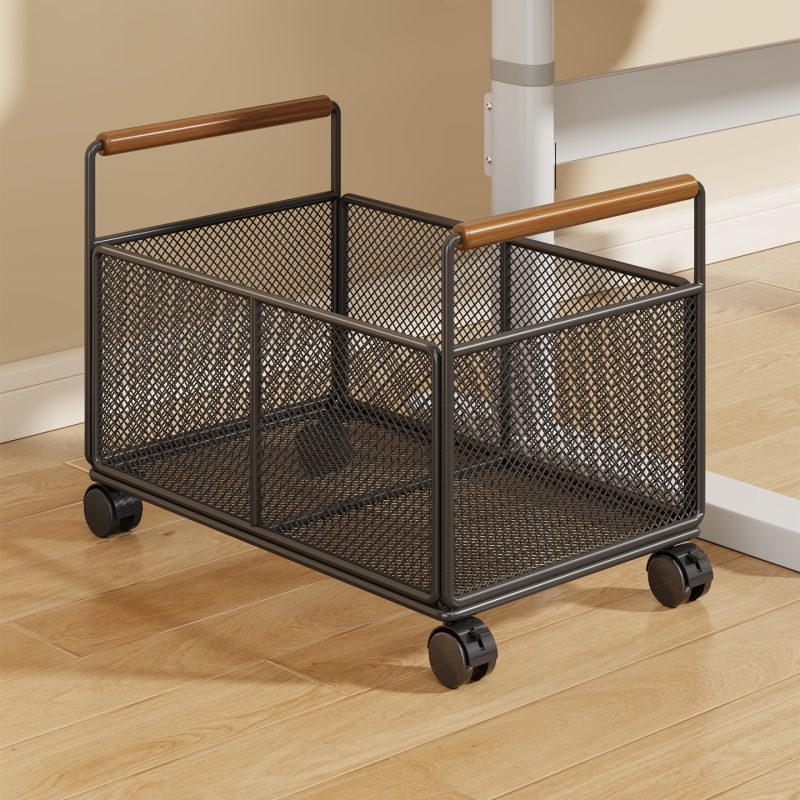 桌下书包置物架书架小推车