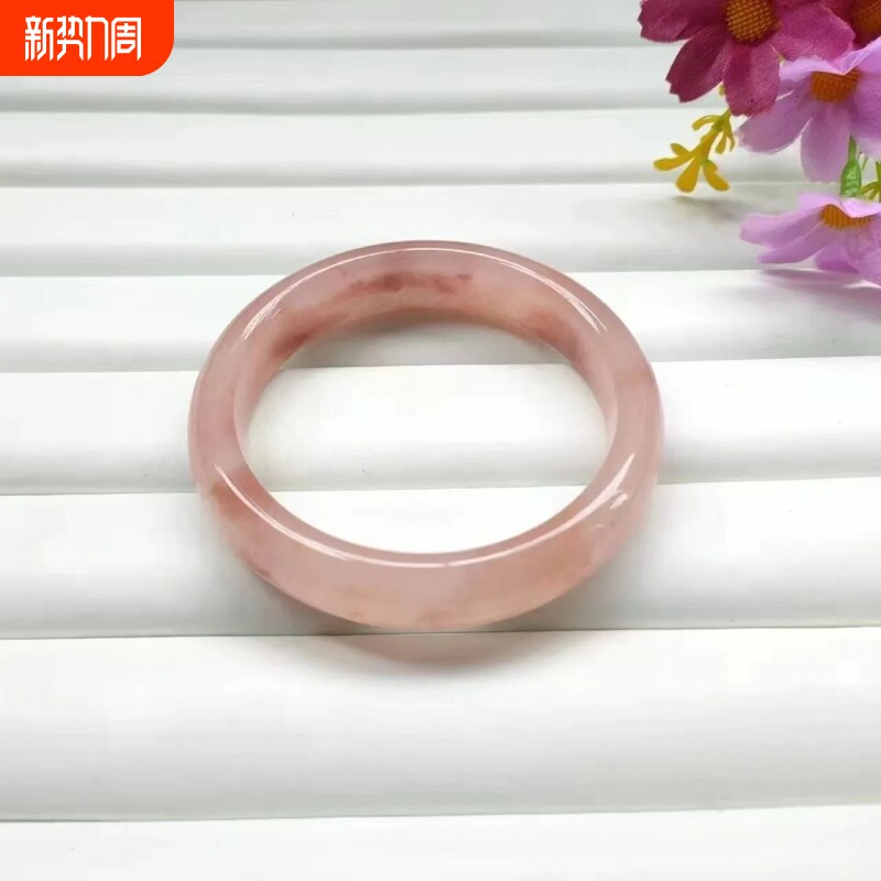 2026新品桃花酿手镯浪漫橘子汽水温润气质手镯送礼镯子新年礼物