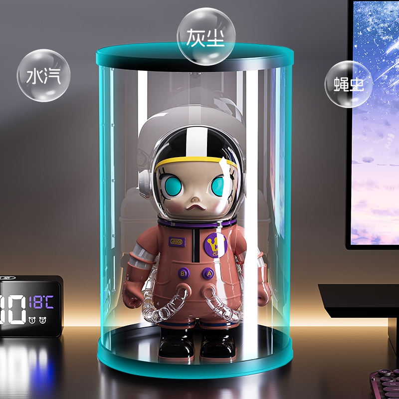 亚克力透明展示盒动漫积木盲盒公仔藏品防尘手办展示柜模型收纳盒