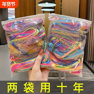 彩绳编发儿童脏脏辫头绳发绳头发神器丝带头饰彩色七彩发饰彩带女