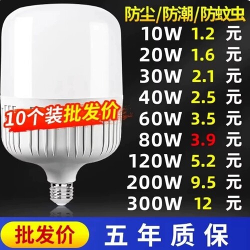 超亮E27螺旋口灯泡|超3000次加购