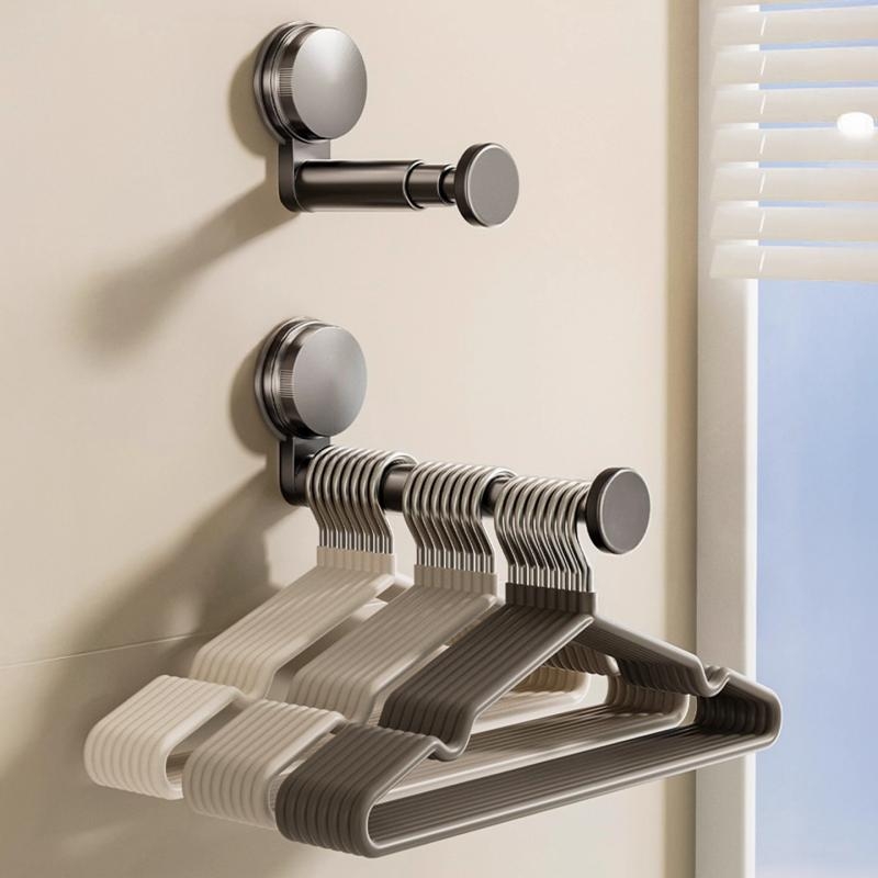 【800人加购】吸盘伸缩衣架收纳