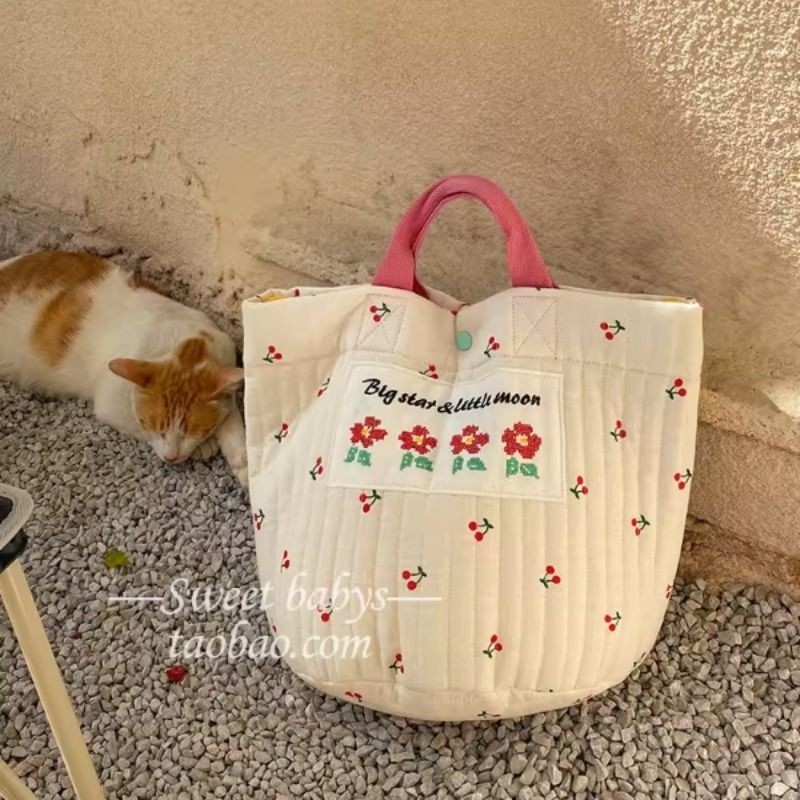 婴儿布袋妈咪包母婴包外出便携式多功能轻便手提包妈妈斜挎水桶包