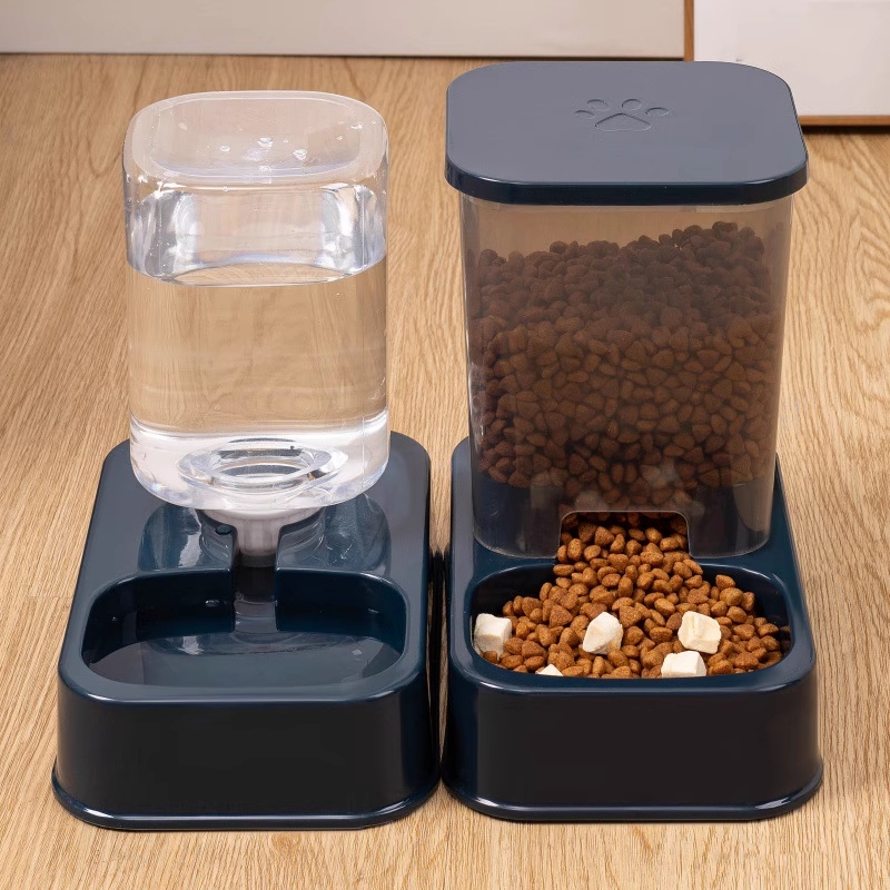 猫碗猫咪狗狗双碗自动宠物碗喂食器狗碗猫盆猫猫用品饮水机大容量