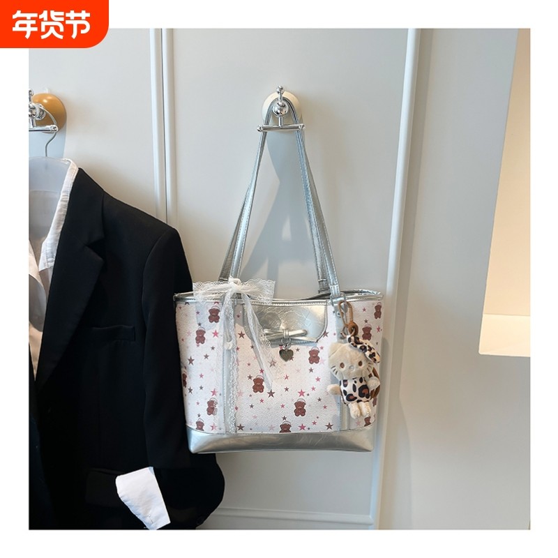 金玉鸟高级感大容量包包女时尚通勤百搭单肩包大学生托特包手提,箱包皮具/热销女包/男包,托特包,淘宝优惠券,粉丝福利购,淘宝优惠卷