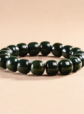 朱砂手链高含量帝王紫金砂圆珠男士女款真品手串款和田玉墨玉生肖